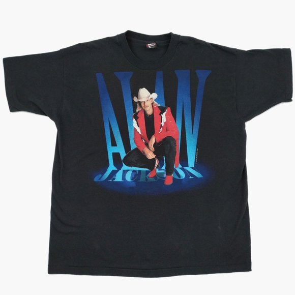 Vintage Alan Jackson ‘95 Single Stitch T-Shirt XXL - Picture 2 of 6
